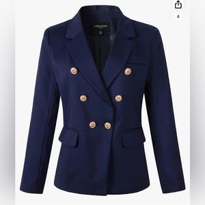 Brand: VIEMA MODA 
Womens Double Breasted Blazer Ladies Jacket Work Suit
